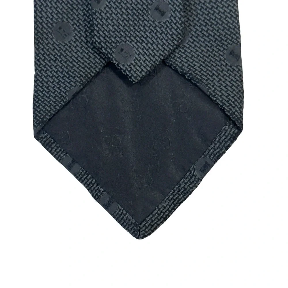 Gucci Men's Recent Tie Black/Gray 